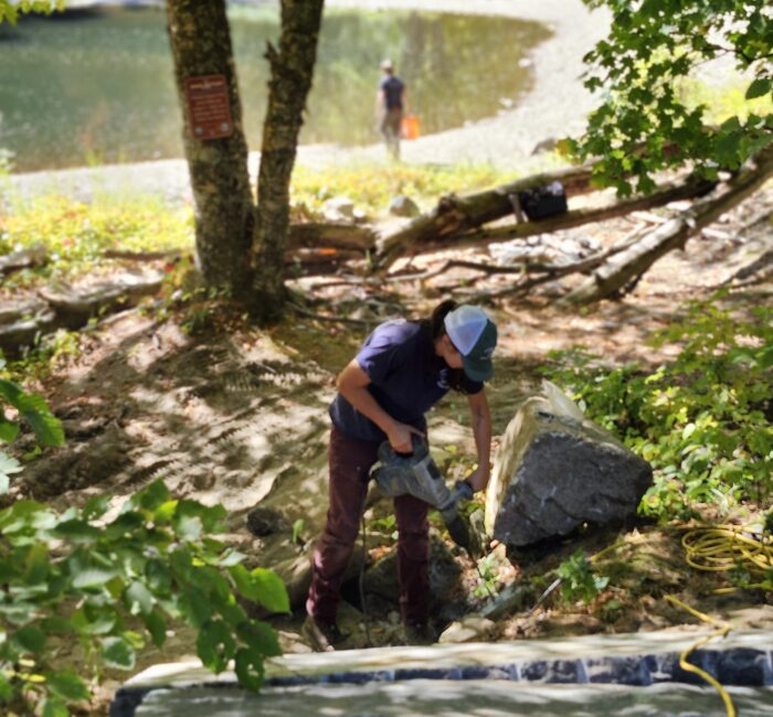 Safe access to the highest undammed waterfall in Vermont? Yes please! Big Falls Eddy has new and improved river access updates!