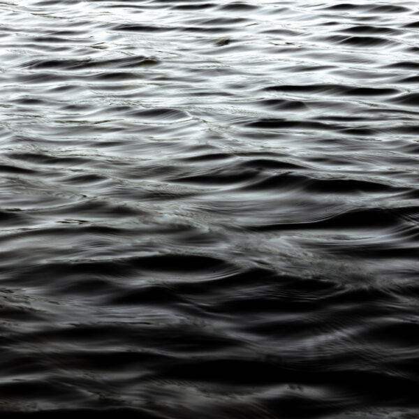 Water movement on the Clyde River in Northeast Kingdom photographed by Evan L'Roy