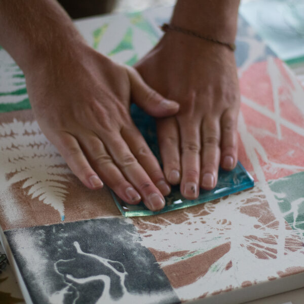 On September 9th, we kicked off our community-based eco-art series with a river connectivity and monoprinting workshop in Johnson, within the Lamoille watershed. Learn more about this rainy day event!
